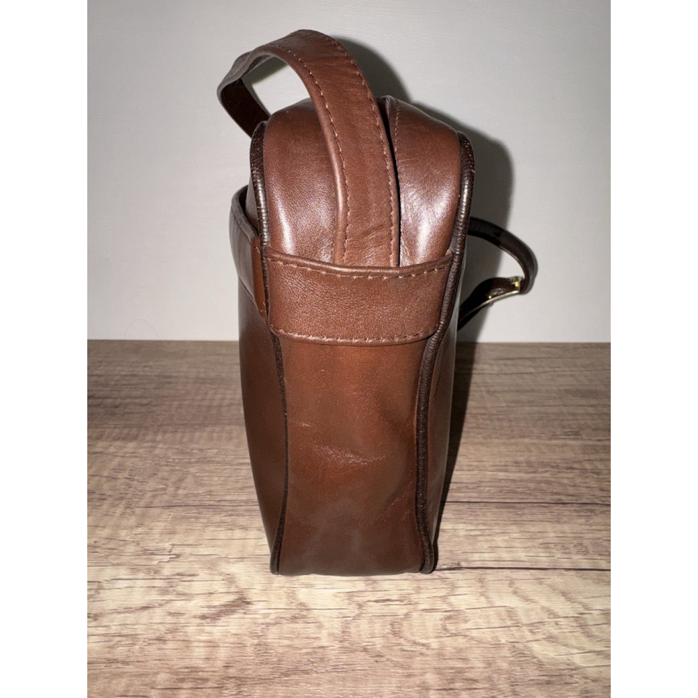 Vintage Givenchy Brown Leather 4G Logo Shoulder Bag Spain Quiet Luxury Classic - Picture 5 of 16